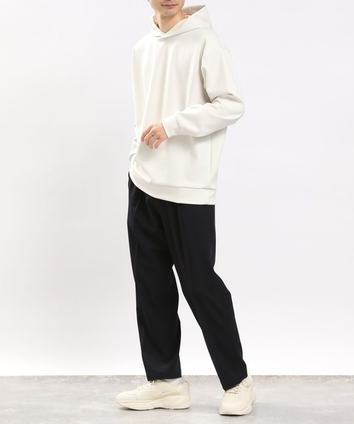 GLOBAL WORK Smile Seed Store（グローバルワーク スマイルシードストア）の「ダンボールスウェットパーカー（パーカー・メンズ・ホワイト系その他7/ネイビー/ブラック/ライトグレー・LARGE/SMALL/MEDIUM/X-LARGE）」の6枚目の写真