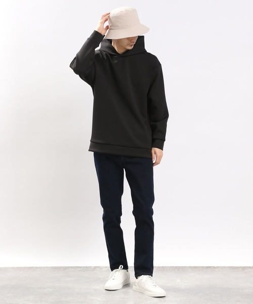 GLOBAL WORK Smile Seed Store（グローバルワーク スマイルシードストア）の「ダンボールスウェットパーカー（パーカー・メンズ・ホワイト系その他7/ネイビー/ブラック/ライトグレー・LARGE/SMALL/MEDIUM/X-LARGE）」の11枚目の写真