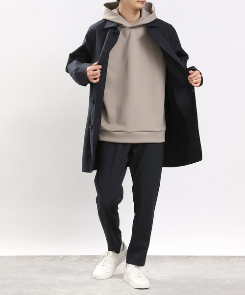 GLOBAL WORK Smile Seed Store（グローバルワーク スマイルシードストア）の「ダンボールスウェットパーカー（パーカー・メンズ・ホワイト系その他7/ネイビー/ブラック/ライトグレー・LARGE/SMALL/MEDIUM/X-LARGE）」の16枚目の写真