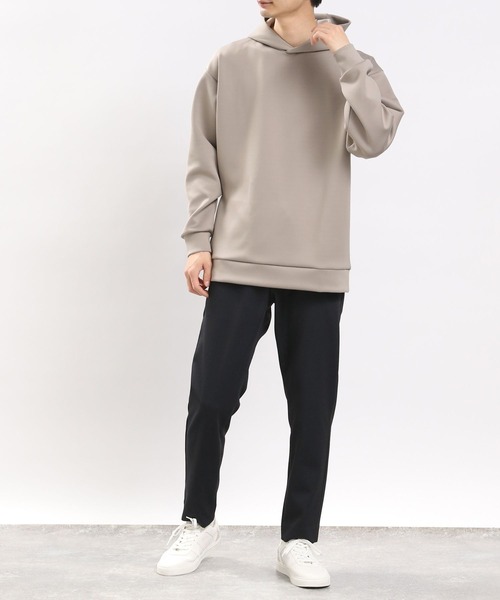 GLOBAL WORK Smile Seed Store（グローバルワーク スマイルシードストア）の「ダンボールスウェットパーカー（パーカー・メンズ・ホワイト系その他7/ネイビー/ブラック/ライトグレー・LARGE/SMALL/MEDIUM/X-LARGE）」の17枚目の写真