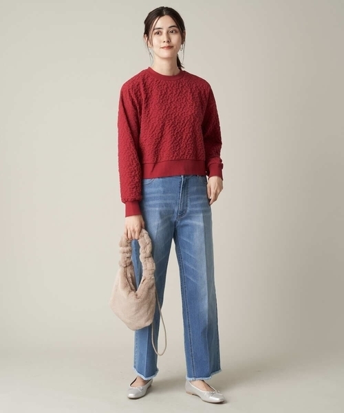 a.v.v（アーヴェヴェ）の「ワンハンドルエコファーバッグ（ハンドバッグ・レディース・イエロー/ブルー/ベージュ・38）」の7枚目の写真