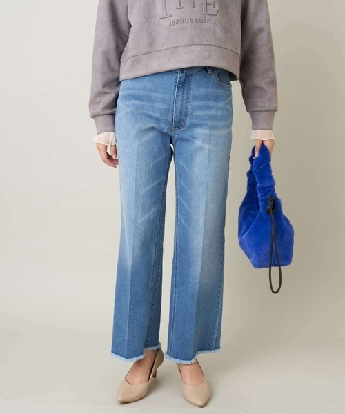 a.v.v（アーヴェヴェ）の「ワンハンドルエコファーバッグ（ハンドバッグ・レディース・イエロー/ブルー/ベージュ・38）」の10枚目の写真