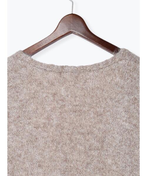 Te chichi(テチチ)の「起毛ロングベスト(ニット/セーター・レディース・グレー/モカ・F)」の17枚目の写真