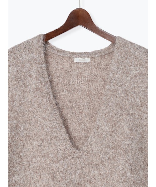 Te chichi(テチチ)の「起毛ロングベスト(ニット/セーター・レディース・グレー/モカ・F)」の5枚目の写真
