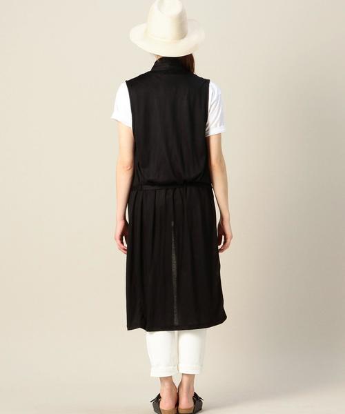 BEAUTY&YOUTH UNITED ARROWS(ビューティーアンドユースユナイテッドアローズ)の「BY レーヨンマキシジレ◆(ベスト・レディース・ブラック/ネイビー・フリー)」の12枚目の写真