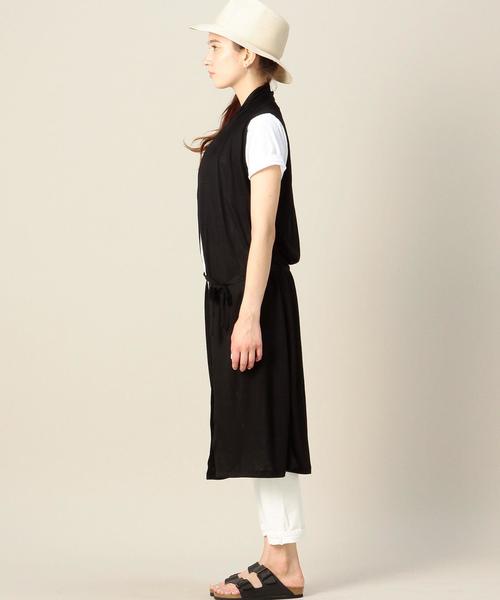 BEAUTY&YOUTH UNITED ARROWS(ビューティーアンドユースユナイテッドアローズ)の「BY レーヨンマキシジレ◆(ベスト・レディース・ブラック/ネイビー・フリー)」の6枚目の写真