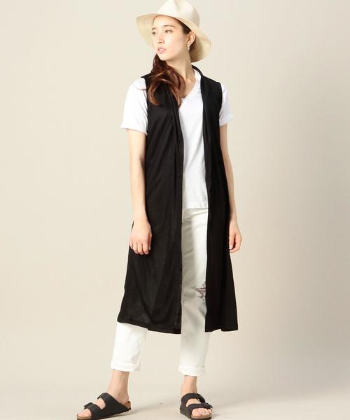 BEAUTY&YOUTH UNITED ARROWS(ビューティーアンドユースユナイテッドアローズ)の「BY レーヨンマキシジレ◆(ベスト・レディース・ブラック/ネイビー・フリー)」の7枚目の写真