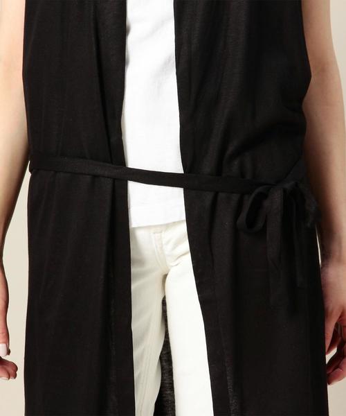 BEAUTY&YOUTH UNITED ARROWS(ビューティーアンドユースユナイテッドアローズ)の「BY レーヨンマキシジレ◆(ベスト・レディース・ブラック/ネイビー・フリー)」の10枚目の写真