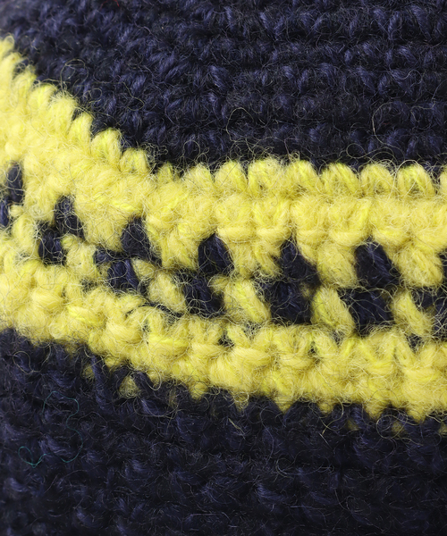 B.C STOCK（ベーセーストック）の「【SUBLIME/サブライム】別注 HANDKNIT HAT（ハット・メンズ・ネイビー/ブラック・FREE）」の13枚目の写真