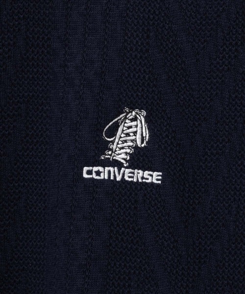 CONVERSE（コンバース）の「CONVERSE コンバース 裏起毛ケーブルワンポイトトレーナー（スウェット・メンズ・グリーン系その他/ネイビー/ホワイト・L/XL/M）」の6枚目の写真