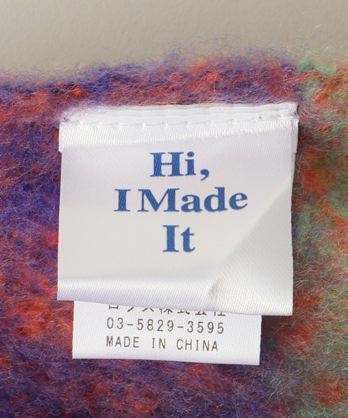 Simplicite（サンプリシテ）の「ブークレ柄マフラー（マフラー・レディース・イエロー/ピンク・FREE）」の5枚目の写真