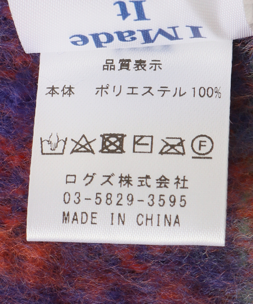 Simplicite（サンプリシテ）の「ブークレ柄マフラー（マフラー・レディース・イエロー/ピンク・FREE）」の6枚目の写真