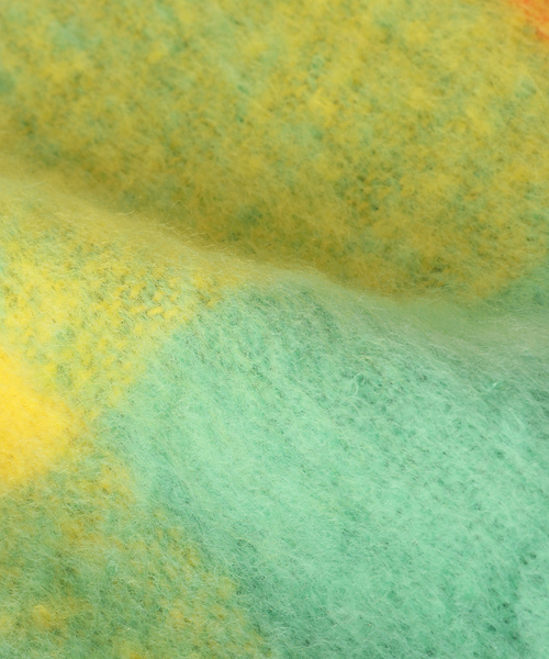 Simplicite（サンプリシテ）の「ブークレ柄マフラー（マフラー・レディース・イエロー/ピンク・FREE）」の8枚目の写真