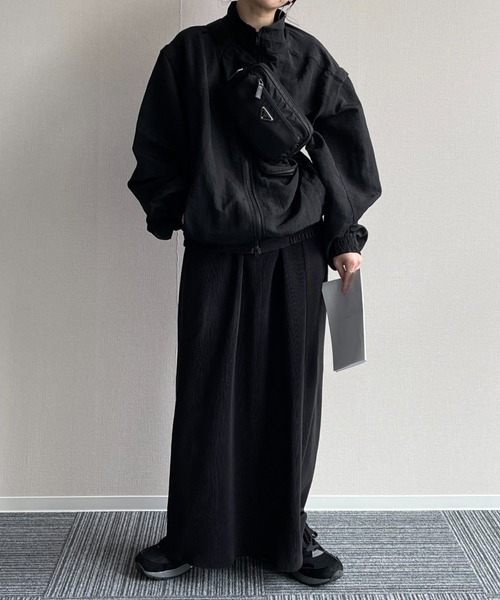wee9s(ウィークス)の「mulch way nylon blouson / ブルゾンかと思いきや袖が取れてベストにもなるマルチウェイナイロンブルゾン(ブルゾン・レディース・ブラック・FREE)」の5枚目の写真