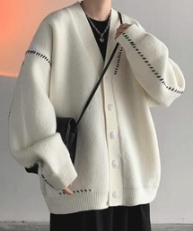 Anchor Smith | ハンドステッチボリュームスリーブルーズニットカーディガン(カーディガン/ボレロ)