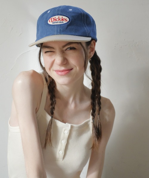 Dickies(ディッキーズ)の「【Dickies】EX 6PANEL BB CAP(キャップ・メンズ・サックスブルー/ホワイト/インディゴブルー/ブラック・FREE)」の4枚目の写真