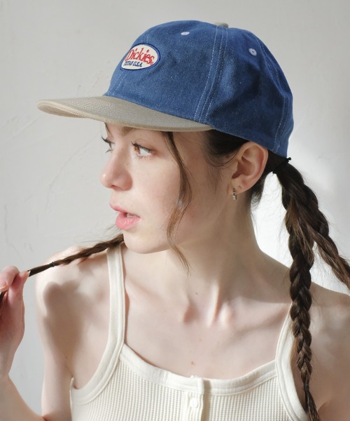 Dickies(ディッキーズ)の「【Dickies】EX 6PANEL BB CAP(キャップ・メンズ・サックスブルー/ホワイト/インディゴブルー/ブラック・FREE)」の6枚目の写真