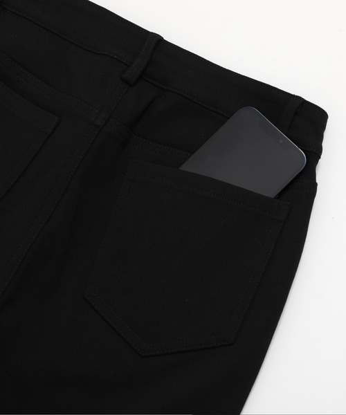 Fit more（フィットモア）の「裏起毛バックスリットリボンパンツ（その他パンツ・レディース・ブラック・S/PS/M）」の12枚目の写真