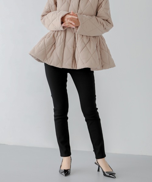 Fit more（フィットモア）の「裏起毛バックスリットリボンパンツ（その他パンツ・レディース・ブラック・S/PS/M）」の4枚目の写真