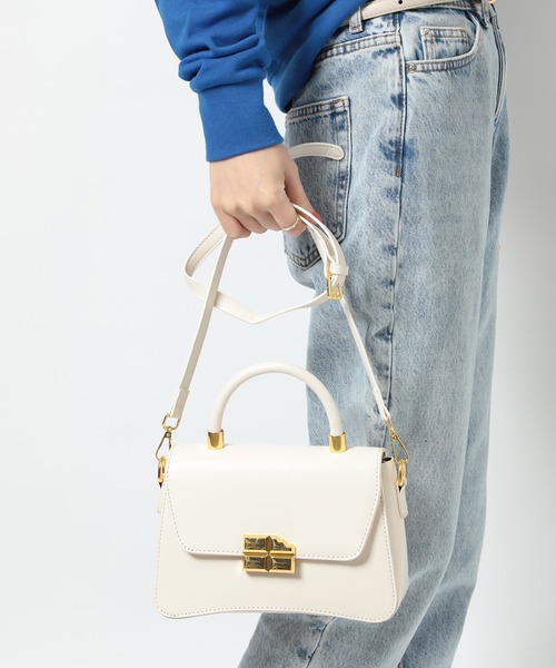 MAISON BREEZE(メゾンブリーズ)の「【MAISON BREEZE】PUレザー 2wayワンハンドルミニショルダー KNF049(ハンドバッグ・レディース・ブラウン/ホワイト/ブラック・FREE)」の17枚目の写真