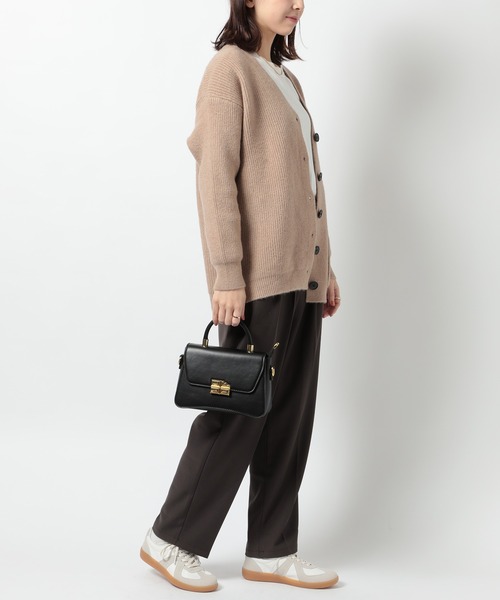 MAISON BREEZE(メゾンブリーズ)の「【MAISON BREEZE】PUレザー 2wayワンハンドルミニショルダー KNF049(ハンドバッグ・レディース・ブラウン/ホワイト/ブラック・FREE)」の11枚目の写真