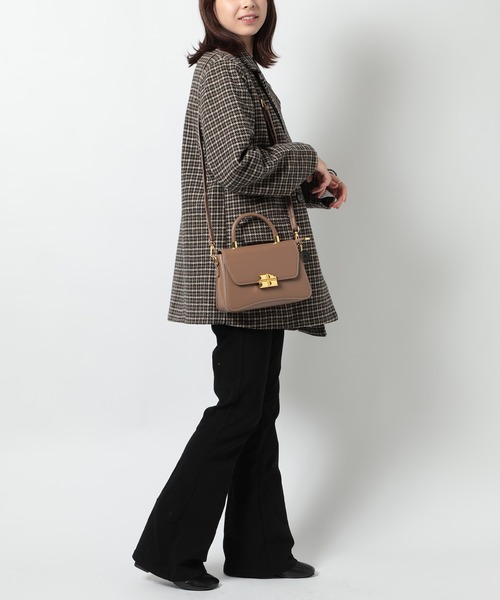 MAISON BREEZE(メゾンブリーズ)の「【MAISON BREEZE】PUレザー 2wayワンハンドルミニショルダー KNF049(ハンドバッグ・レディース・ブラウン/ホワイト/ブラック・FREE)」の16枚目の写真