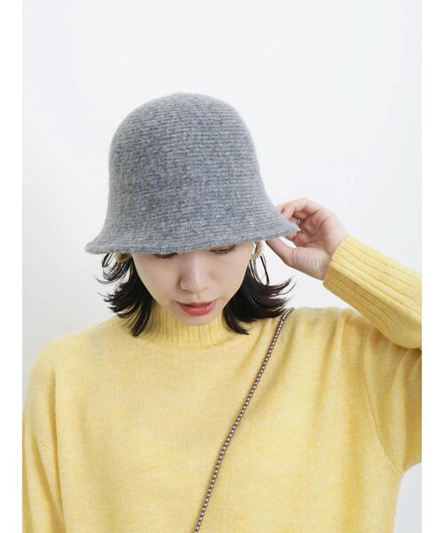 Samansa Mos2 blue（サマンサモスモスブルー）の「ヤクタッチモックネックニット（ニット/セーター・レディース・キナリ/ベージュ/グリーン/ブルー/イエロー・F）」の13枚目の写真