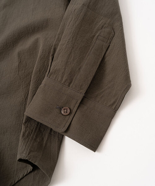 417 EDIFICE（フォーワンセブンエディフィス）の「ボイル レギュラーカラー シャツ（シャツ/ブラウス・メンズ・ベージュ/カーキ/アイボリー・LARGE/SMALL/MEDIUM）」の8枚目の写真