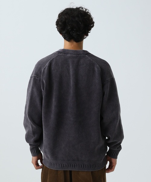 BAYFLOW(ベイフロー)の「フェードカラーニットカーディガン(カーディガン/ボレロ・メンズ・カーキ/マスタード/チャコール・LARGE/MEDIUM)」の9枚目の写真