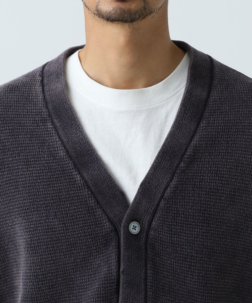 BAYFLOW(ベイフロー)の「フェードカラーニットカーディガン(カーディガン/ボレロ・メンズ・カーキ/マスタード/チャコール・LARGE/MEDIUM)」の10枚目の写真