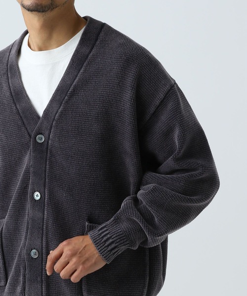 BAYFLOW(ベイフロー)の「フェードカラーニットカーディガン(カーディガン/ボレロ・メンズ・カーキ/マスタード/チャコール・LARGE/MEDIUM)」の12枚目の写真