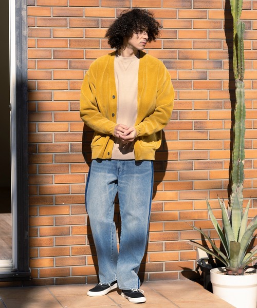 BAYFLOW(ベイフロー)の「フェードカラーニットカーディガン(カーディガン/ボレロ・メンズ・カーキ/マスタード/チャコール・LARGE/MEDIUM)」の19枚目の写真