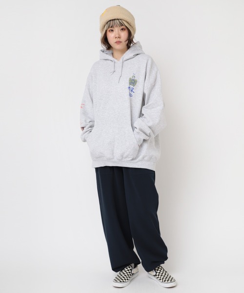 RNA（アールエヌエー）の「R4180 ヘビー天竺スウェットパンツ（スウェットパンツ・レディース・ネイビー/杢グレー/イエロー・MEDIUM）」の19枚目の写真