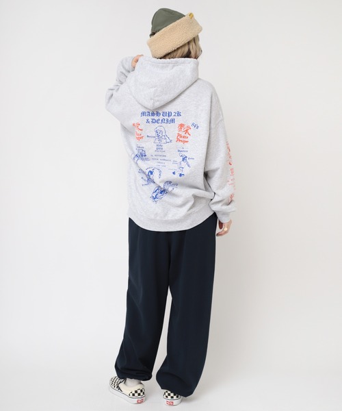 RNA（アールエヌエー）の「R4180 ヘビー天竺スウェットパンツ（スウェットパンツ・レディース・ネイビー/杢グレー/イエロー・MEDIUM）」の21枚目の写真