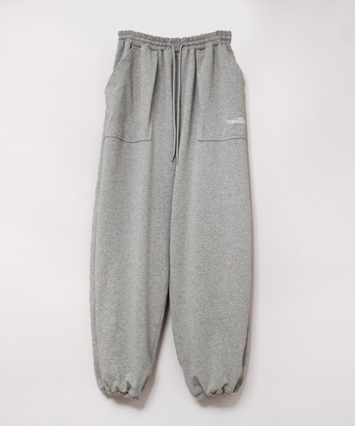 RNA（アールエヌエー）の「R4180 ヘビー天竺スウェットパンツ（スウェットパンツ・レディース・ネイビー/杢グレー/イエロー・MEDIUM）」の4枚目の写真