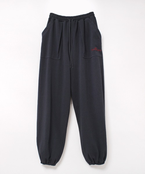 RNA（アールエヌエー）の「R4180 ヘビー天竺スウェットパンツ（スウェットパンツ・レディース・ネイビー/杢グレー/イエロー・MEDIUM）」の6枚目の写真