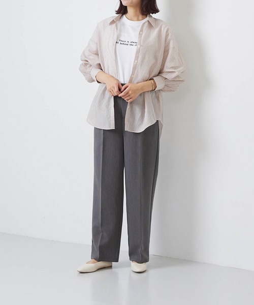 menue(メヌエ)の「アーモンドトゥ フラットパンプス(パンプス・レディース・ブラック/グレイッシュベージュ/アイボリー・21.5cm/22.0cm/22.5cm/23.0cm/23.5cm/24.0cm/24.5cm/25.0cm/25.5cm/26.0cm)」の20枚目の写真