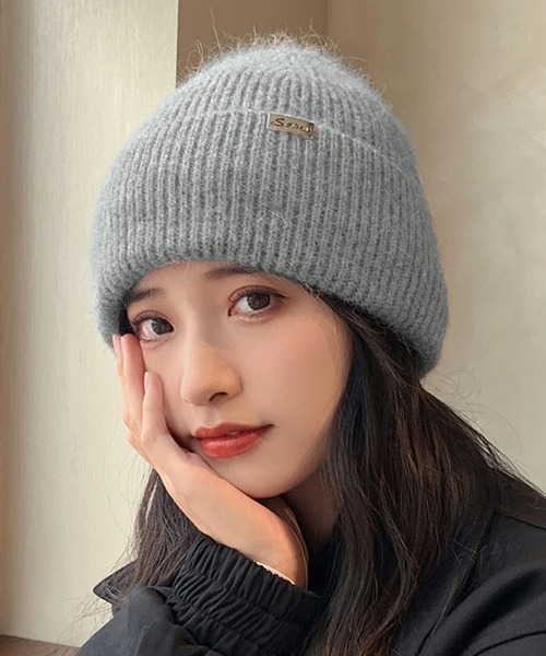 【限定】レディース　サンバイザー　ニット帽　ホワイト　韓国　シンプル　帽子 楽天市場】ニット帽 帽子 レディース 冬 ニットバイザー レトロ