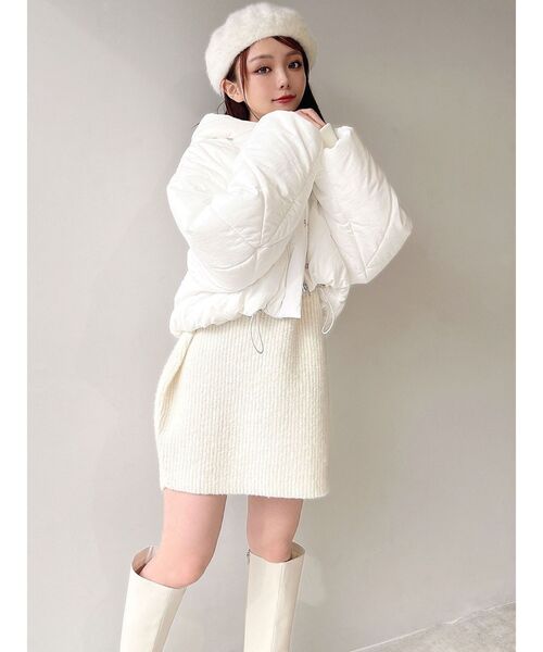 RESEXXY（リゼクシー）の「パファーブルゾン（ブルゾン・レディース・ブラック/ホワイト・FREE）」の18枚目の写真