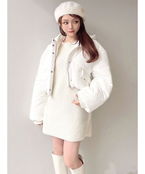 RESEXXY（リゼクシー）の「パファーブルゾン（ブルゾン・レディース・ブラック/ホワイト・FREE）」の19枚目の写真