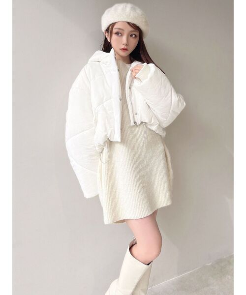 RESEXXY（リゼクシー）の「パファーブルゾン（ブルゾン・レディース・ブラック/ホワイト・FREE）」の20枚目の写真