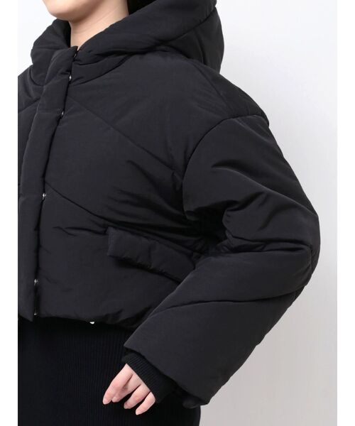 RESEXXY（リゼクシー）の「パファーブルゾン（ブルゾン・レディース・ブラック/ホワイト・FREE）」の9枚目の写真