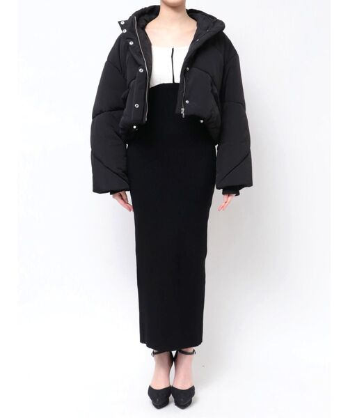 RESEXXY（リゼクシー）の「パファーブルゾン（ブルゾン・レディース・ブラック/ホワイト・FREE）」の13枚目の写真