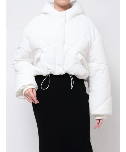 RESEXXY（リゼクシー）の「パファーブルゾン（ブルゾン・レディース・ブラック/ホワイト・FREE）」の16枚目の写真