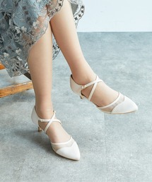 Thevon | 【オケージョン】シアーメッシュ切替パンプス(パンプス)