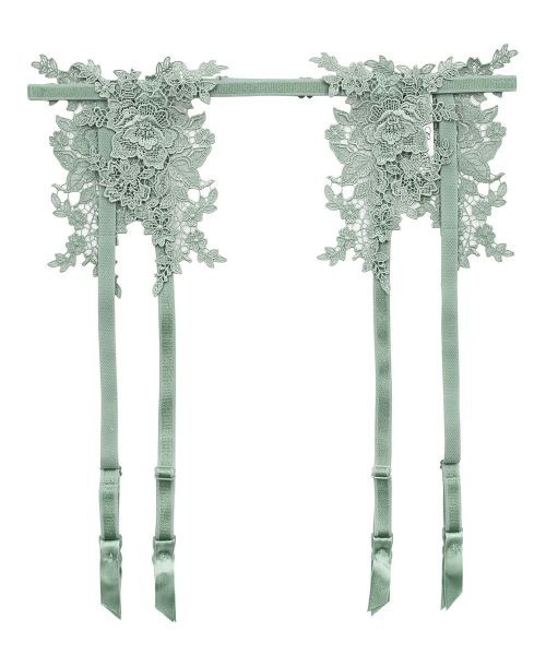 ANNEBRA（アンブラ）の「Romance モチーフレースガーターベルト（その他アンダーウェア/インナー・レディース・ライトパープル/ライトグリーン・F）」の4枚目の写真