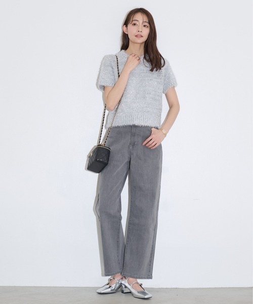 @mochi様 グレー ストレートデニム 新品タグ付き mochi様 グレー ストレートデニム 新品タグ付き - メルカリ