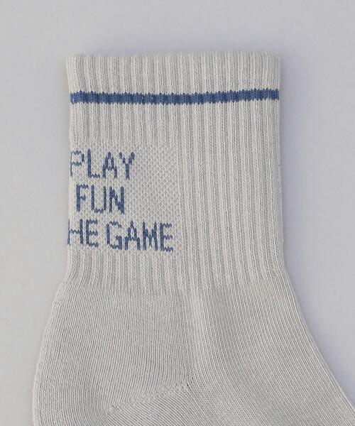 coen（コーエン）の「【お得な3足セット】メッセージロゴ入りクォーターラインソックス（ソックス/靴下・メンズ・その他1・FREE）」の3枚目の写真