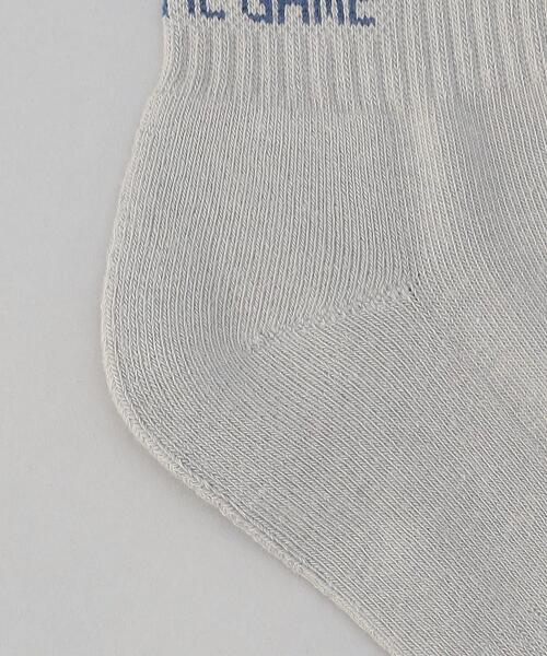 coen（コーエン）の「【お得な3足セット】メッセージロゴ入りクォーターラインソックス（ソックス/靴下・メンズ・その他1・FREE）」の2枚目の写真