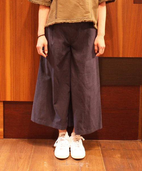 CIAOPANIC（チャオパニック）の「【Ciaopanic】　ピーチ起毛ガウチョパンツ（その他パンツ・レディース・ネイビー/ブラウン/ベージュ/カーキ/ブラック・MEDIUM/SMALL）」の5枚目の写真